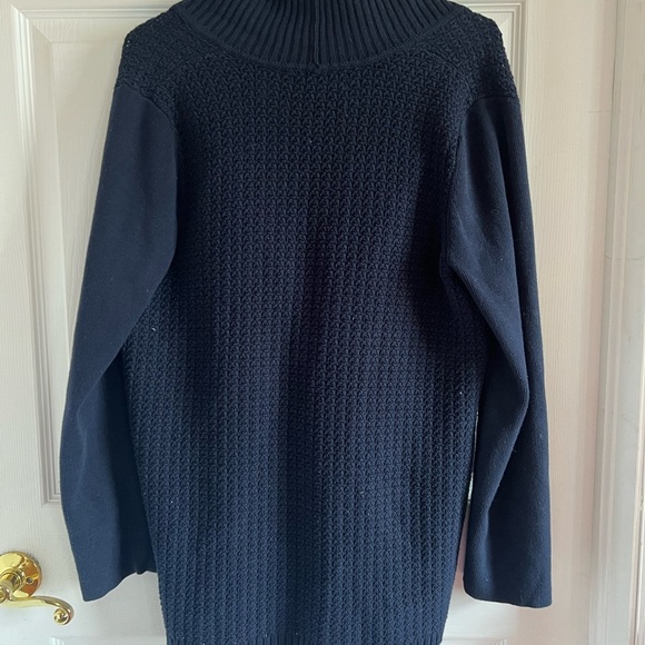 Jones New York Navy Shawl Collar Cardigan - Picture 2 of 5